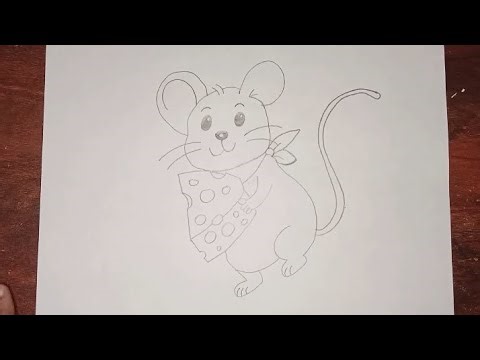 How to draw a thief rat | tutorial for beginners| step by step| pencil sketch.