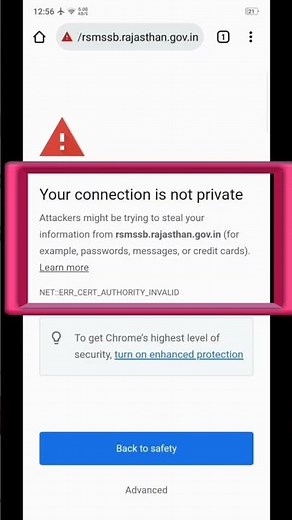 your connection is not private google chrome problem solved