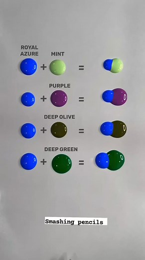 Blue Special Color Combinations Mixing #colors #paintmixing #colormixing #art #artvideo #yellow #black #zuchini #colorfamily #color #mixing #palette #asmrsound #satisfying #satisfyingvideo #asmr #asmrsound #tutorial #satisfying #fyp #reelsfb #foryou #follow #reels #viralvideo #trendingvideo #foryoupage #beauty | Marie Dee