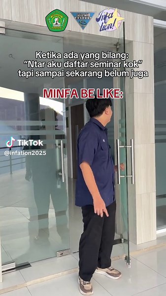 Hmph!!?? Katanya ntar daftar, tapi ‘ntar’-nya belum kelihatan sampai sekarang 🫠 Minfa udah nunggu dari matahari terbit sampe tenggelam, kamu daftar kapan? 😩 🎓 Seminar Nasional EWC masih buka pendaftarannya lho! 🎯 Jangan cuma janji doang, yuk daftar sekarang! #INFATION2025 #EWC2025 #DaftarDuluBaruNyaman #BusnessPlanCompetition #WorkshopBisnis #EventMahasiswa #EventKampus #TeknikIndustri #HMTI #Unmul #FYP