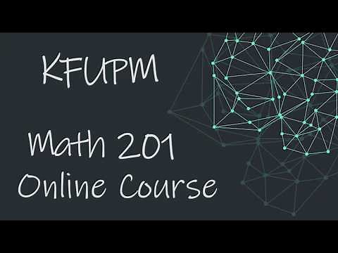 Section 10.1 | Math 201 - KFUPM