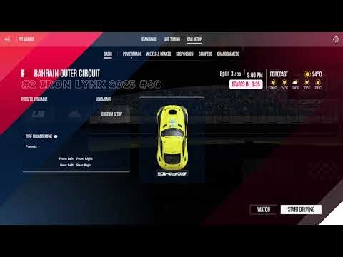 Le Mans Ultimate LMGT3 Fixed Night Bahrain Outer Loop 2026.01.20