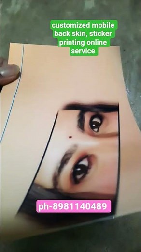 customized mobile back skin, sticker printing online service