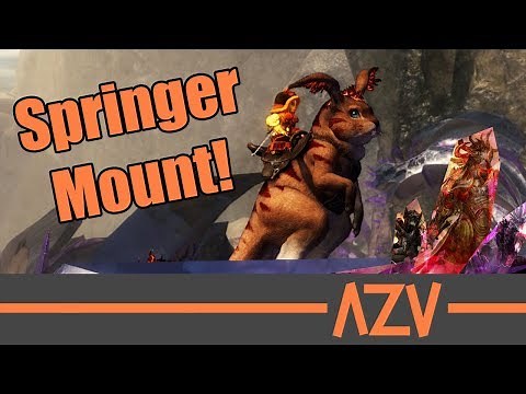 🐰 How to unlock the Springer Mount! 🐰 | 🔥 GW2: Path of Fire 🔥