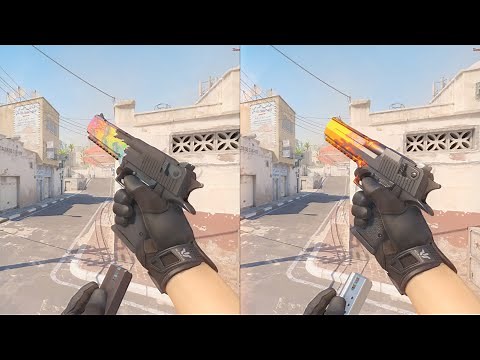 CS2 - Desert Eagle Blaze Crafts vs Original (Comparison)