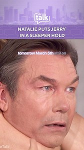 We can’t believe Scott Caan taught Natalie this. Hopefully this will be the last time she uses it on Jerry. 😂😂 #scottcaan #sleeperhold #jiujitsu | The Talk