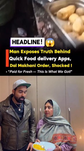 GAURAV SHARMA on Instagram: "A viral video on social media has ignited debate by revealing how many cloud kitchens support ultra-fast food deliveries on platforms like Zomato across India. In the clip, a blogger tours large industrial freezers stocked with pre-frozen dal, rice, kadhi, parathas and desserts like rasmalai, showing meals are reheated, not freshly cooked. The video challenges the belief of real-time cooking. While some defend frozen food for efficiency and safety, others raise conce