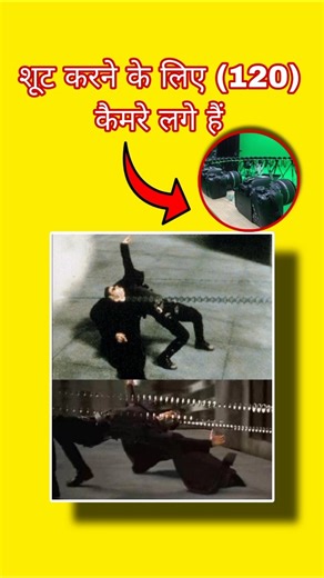 Matrix Bullet Scene Was Filmed with 120 Cameras! 😳🔥| #thematrix #shorts #ytshorts #vfx #camera