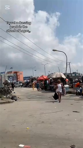 Street Prank in Lagos: Towel Dressing Surprise
