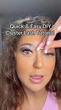 Easy Cluster Lash Tutorial: Pre-Mapped Cat Eye Lashes 👀