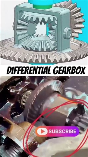 Differential gearbox working #viralshorts #automobile