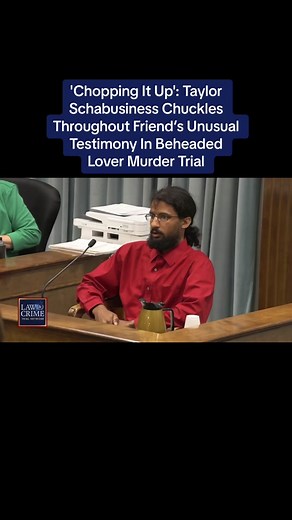 Alexander “AJ” Gannon, a friend of #TaylorSchabusiness and #ShadThyrion, testified in court Tuesday. Gannon openly admitted that he has “mental problems” and provided odd, distracting, and confusing testimony about how he knew Schabusiness and Thyrion. He said he, Schabusiness, and Thyrion would often “chop it up” — which he claims meant chat. Schabusiness is on trial for the murder of Thyrion — she’s accused of strangling him to death then dismembering his body. #law #lawandcrime #crime