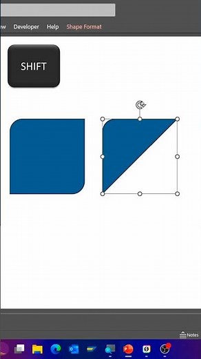 How to Rotate Shape in Microsoft PowerPoint #microsoft #powerpoint #productivity #tips