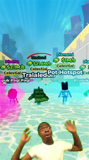 Stole the Coolest Tralaledon with Mutation Undead in Kick a Lucky Block! (21,8 Mio.)