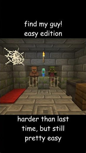 Find My Guy Pt 2: Villager Edition #minecraft #minecrafthumor #minecraftshorts #memes