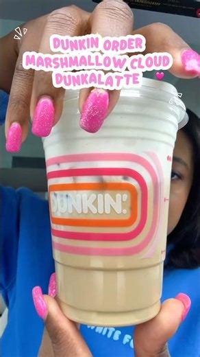 This is my new go-to Dunkin order: Marshmallow Cloud Dunkalatte! #dunkin