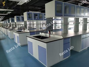 [Hot Item] Commercial Laboratory Table Workstation with Ceramic Countertop for Forensic Science Pathology Testing Units