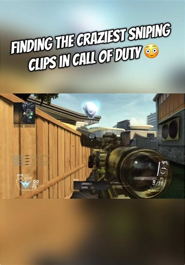 Jump shot 😳 #cod #callofduty #sniping #sniper #trickshot