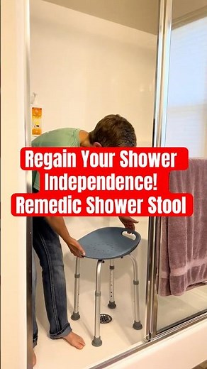 Regain Your Shower Independence! Remedic Shower Stool