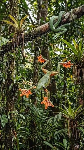 This frog doesn't jump...it glides. #amazingfacts #amazingcreature