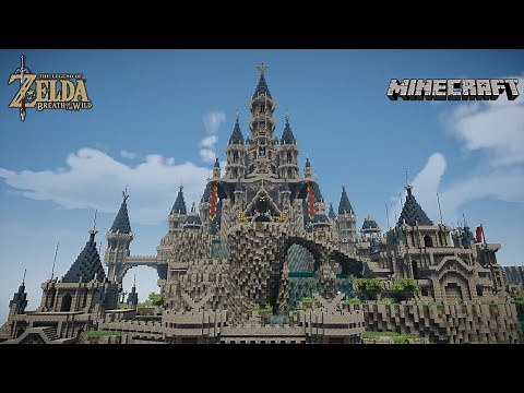 Exploring Hyrule Castle Breath of the Wild (Minecraft)