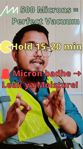 How to Perform Perfect Vacuum Test | CHILLER Commissioning Tips #hvacinterview #chiller #mep