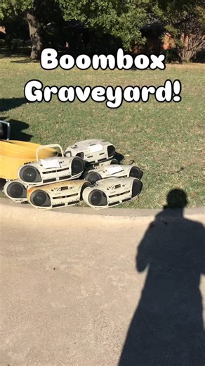 Who remembers using these!? #retro #vintage #boombox #90s #80s #garagesale #stuffpeoplethrowaway #cassetteplayer #cdplayer #firehose #oldstuff | Brian Elliott