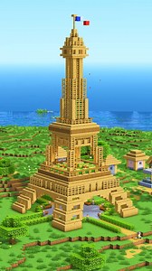 101K views · 1.5K reactions | Imagine living inside the Eiffel Tower! With this survival base you can - build it ‼️ #minecraft #charliecustardbuilds | Charliecustard Builds | Facebook