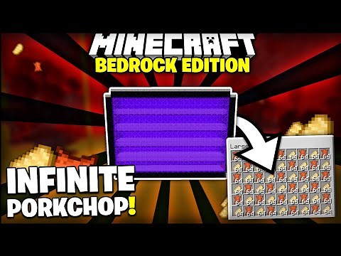 1.18 PORTAL BASED HOGLIN FARM TUTORIAL IN MINECRAFT BEDROCK (MCPE, XBOX, PS, SWITCH, PC)