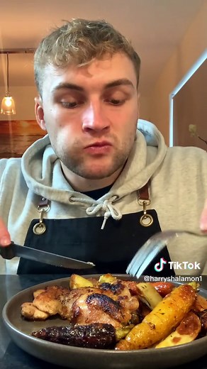 Messi's Favorite Meal: Chicken & Honey Glazed Veggies