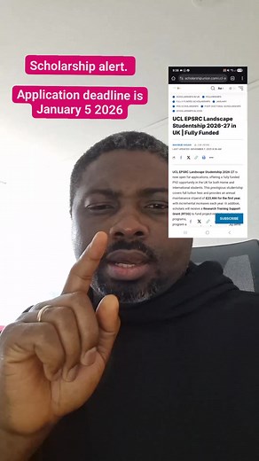 381 reactions · 39 shares | UCL is offering a fully funded PhD...