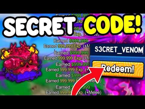 ALL WORKING VENOM CODES In BLOX FRUITS In MARCH 2026! ROBLOX BLOX FRUITS CODES