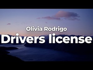Olivia Rodrigo - drivers license (Letra/Lyrics) | Official Music Video