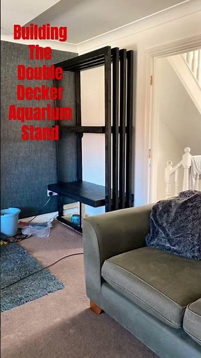 Double decker aquarium stand