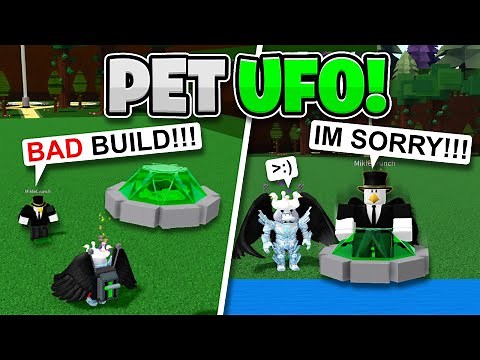 PET UFO!!! (ABDUCTS PEOPLE) - Build A Boat For Treasure