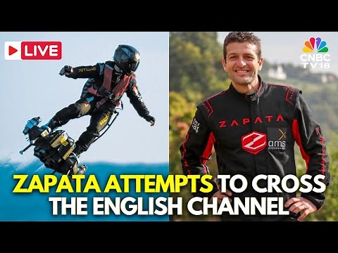LIVE: French 'Rocketman' To Attempt English Channel Crossing by Air Scooter | Franky Zapata | N18G