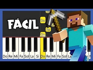 Mice on Venus - MINECRAFT - EASY PIANO - TUTORIAL PIANO FÁCIL