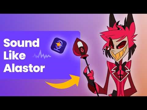 Alastor Voice Changer | How to Sound Like Alastor (Hazbin Hotel Radio Demon)