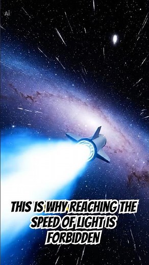 What will happen if we were able to reach the speed of light #science #space #physics