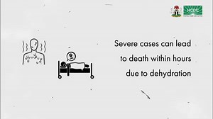 Signs and symptoms of #cholera include profuse watery diarrhoea (rice water stools), nausea, vomiting, and weakness. Do not self-medicate! Visit a primary health care centre close to you for treatment immediately after you observe these symptoms. #TakeResponsibility | Nigeria Centre for Disease Control