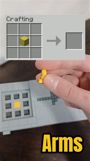 Crafting Spongebob BUT In Lego #minecraft #lego #minecraftlego #legominecraft