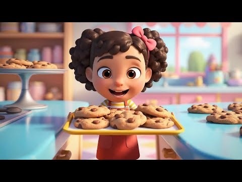 Kids Bake Fresh Cookies in the Kitchen 🍪👩‍🍳 | 3D Animated Story