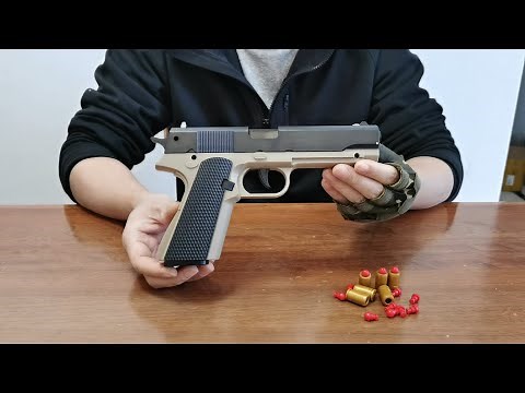 Colt M1911 Blowback Toy Gun Unboxing 2022 - Auto Shell Ejecting Pistol