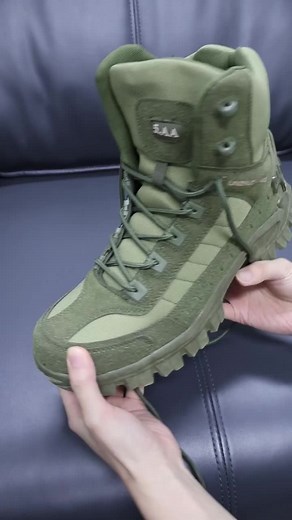 Conquer the Elements with Confidence: Men's Waterproof Outdoor Anti-Puncture Work Combat Boots.