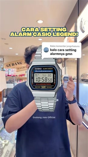 Cara setting Casio A Series! #jamtangan #jamtanganoriginal #gudangjam #casio #casiooriginal #fypシ