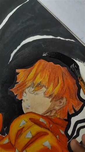 Drawing zenitsu #art #drawing