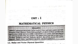 BSc 1st Sem Notes - Physics - Notes - Teachmint