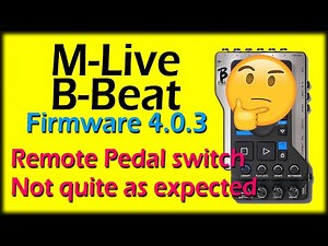 B-beat: remote pedal operation