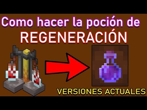 Como hacer la poción de regeneración-Minecraft