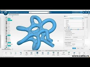 Use 3DExperience to create a mechanical part 9 Surface and Part Design